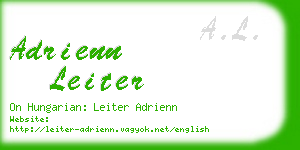 adrienn leiter business card